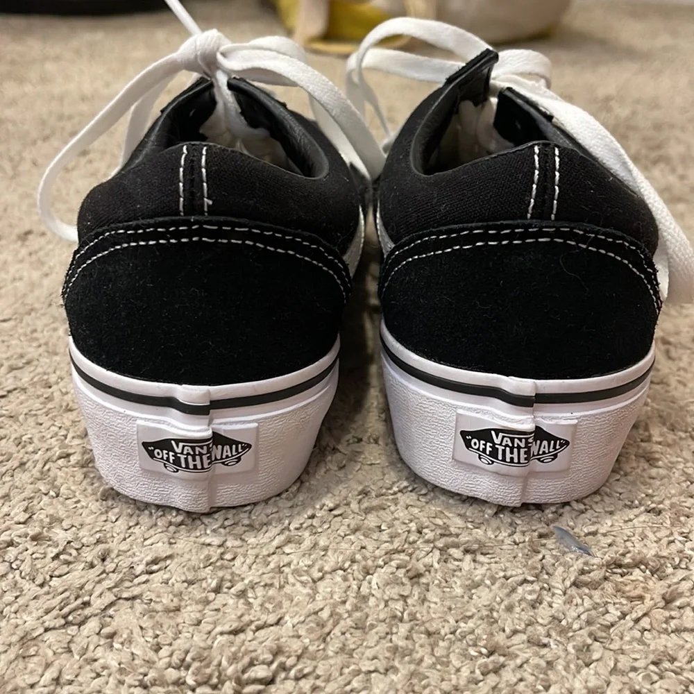 Black and White Vans - Picture 3 of 7